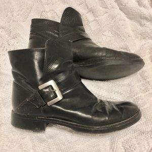 Vintage Moto Ankle Boots